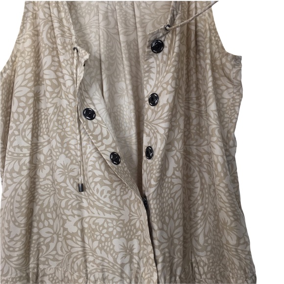 Club Monaco Silk Floral Scoop Neck Sleeveless Romper - Picture 8 of 11